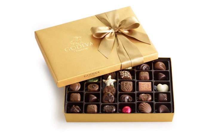 Godiva chocolate gift box